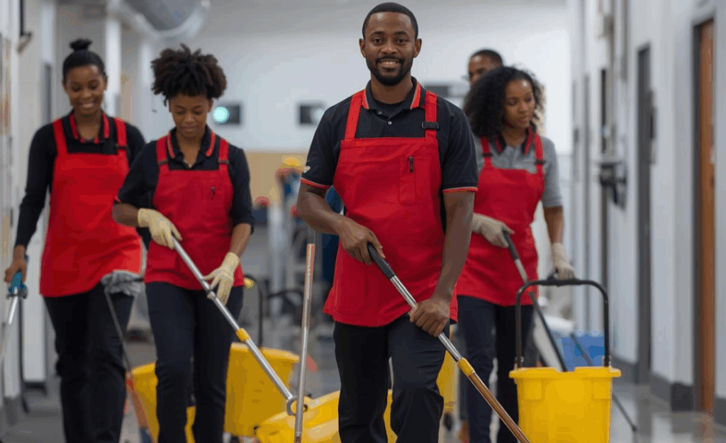 Équipe nettoyage professionnel Maison Miracle